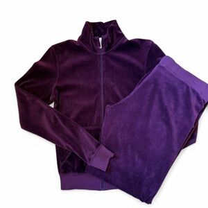 Juicy Couture Rich Plum Velour Set